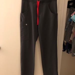 FIGS XS Charcoal Kade Cargo Scrub Pants